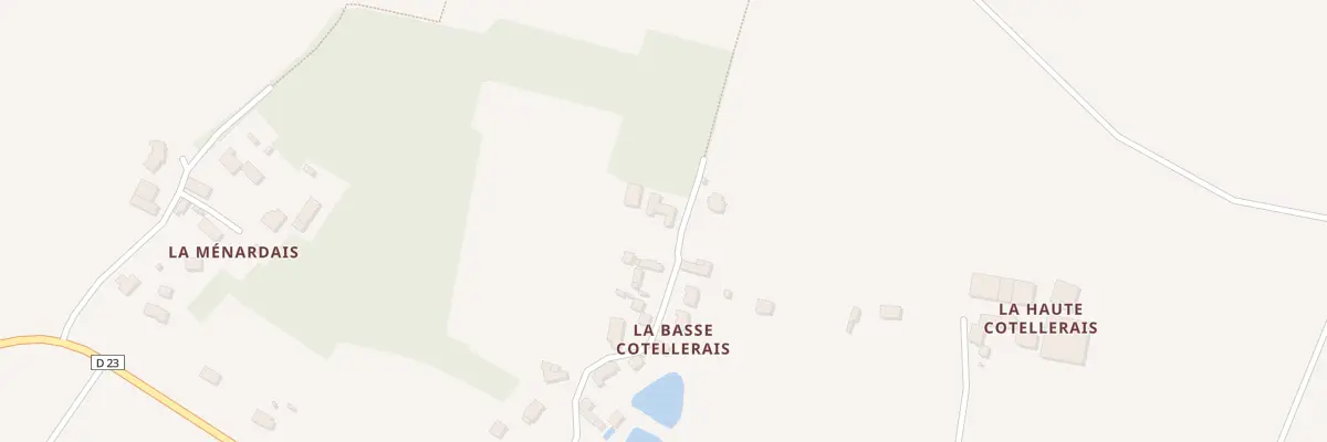 Plan du 13 La Basse Cotellerais à Rives-du-Couesnon