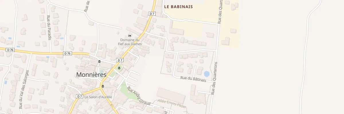 Plan du 5 Rue du Carré de Vigne à Monnières