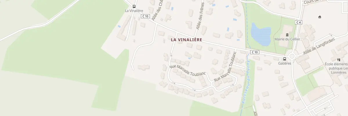 Plan du 22 Rue Marcelle Toublanc au Cellier