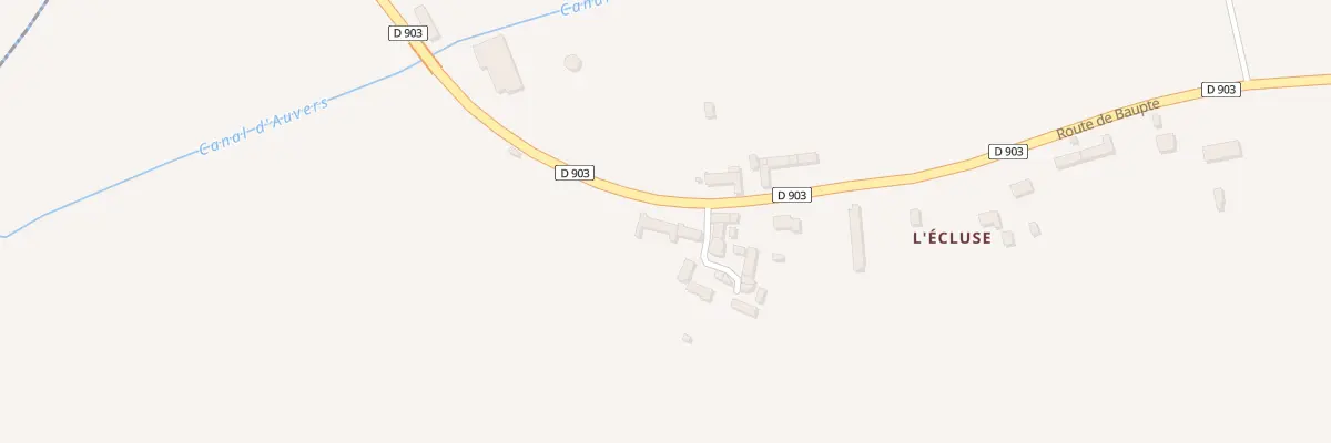 Plan du 81 Rte de Baupte à Auvers
