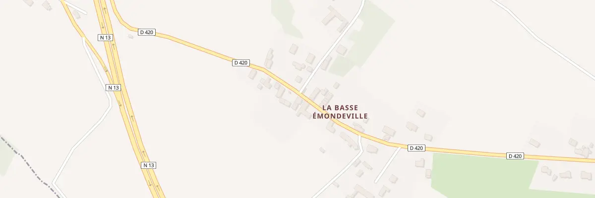 Plan du 13 Hameau de la Basse à Émondeville