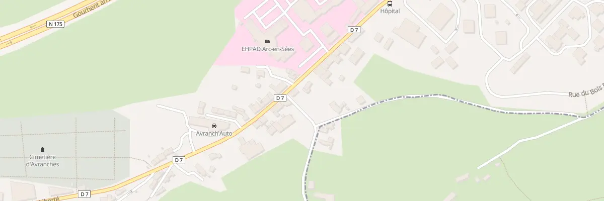 Plan du 26 Rue de la Liberte - Avranches à Avranches