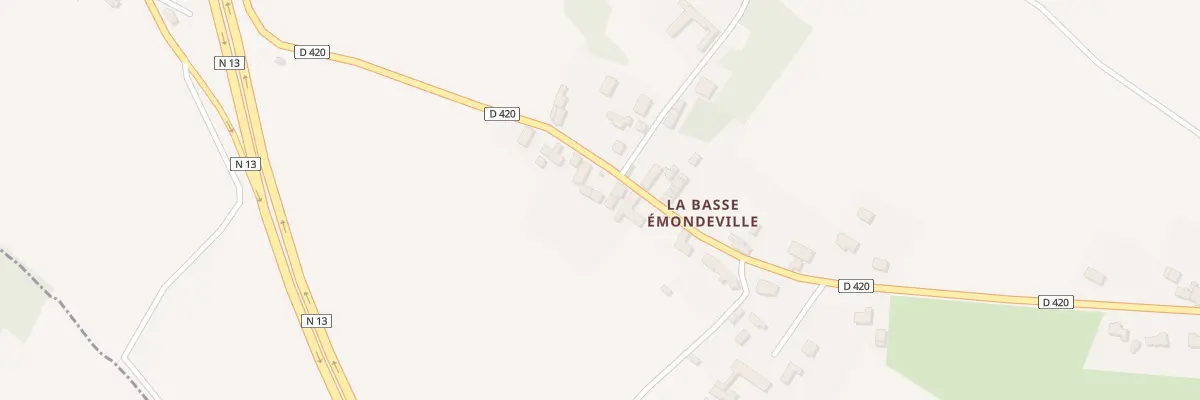 Plan du 15 Hameau de la Basse à Émondeville