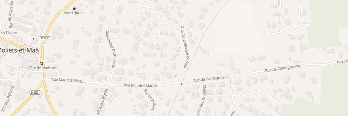 Plan du 5 Rue Saint-vincent de Paul à Moliets-et-Maa