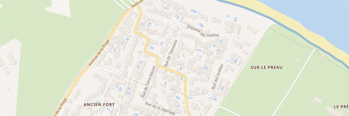 Plan du 2 Rue de Tasmanie à Saint-Martin-de-Ré