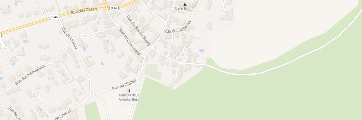 Plan du 13 Rue du bas du bourg à Saint-Benoist-sur-Mer