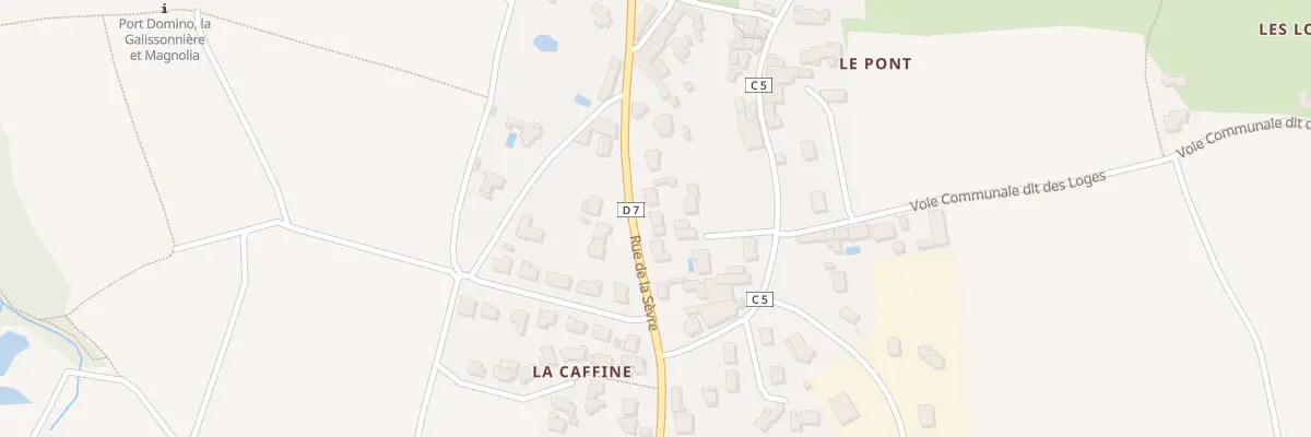 Plan du 8 Rue de la Sévre à Monnières
