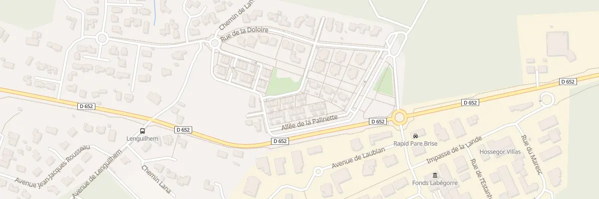 Plan du 23 Rue des Galips à Seignosse