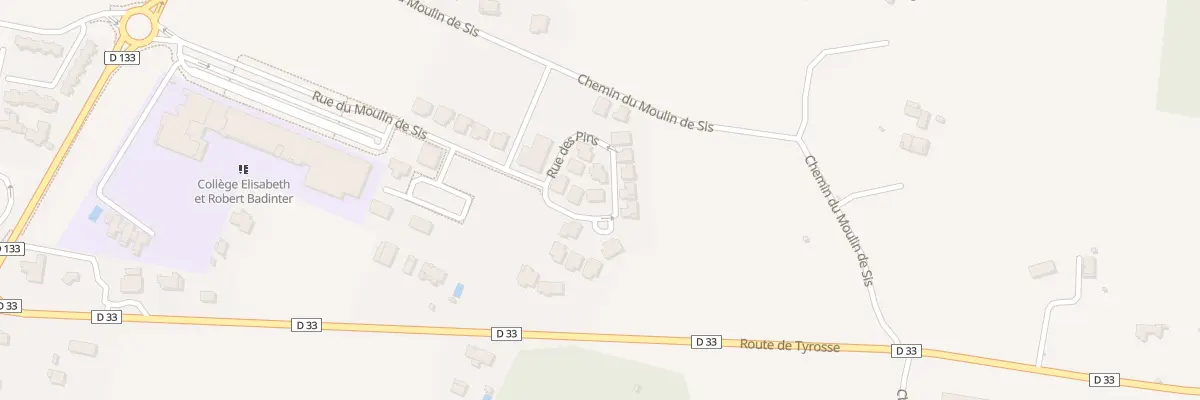 Plan du 165 Rue des Pins à Angresse