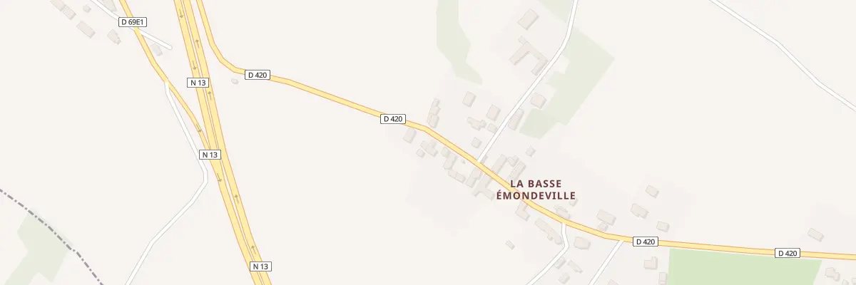 Plan du 21 Hameau de la Basse à Émondeville