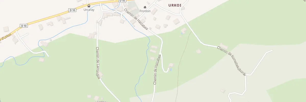 Plan du 240 Che de Haizabea à Hasparren