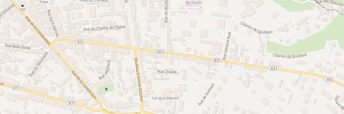 Plan du 20 Rue du Cdt Bindel - Avranches à Avranches