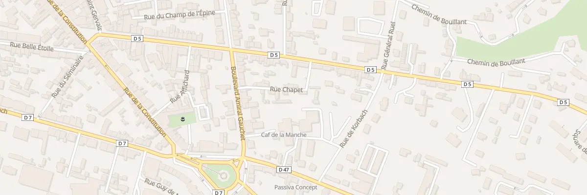 Plan du 10 Rue Chapet - Avranches à Avranches