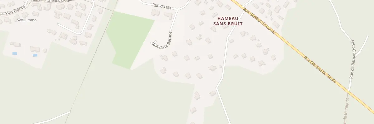 Plan du 840 Rue du Gal de Gaulle à Moliets-et-Maa
