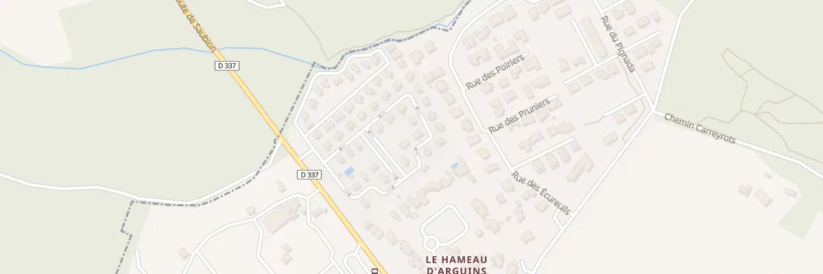 Plan du 5017F Rte de Seignosse à Saubion