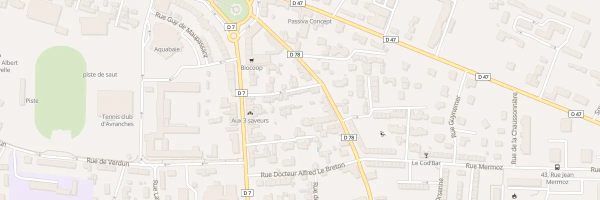 Plan du 5 Rue Champ de Carriere-Avranche à Avranches