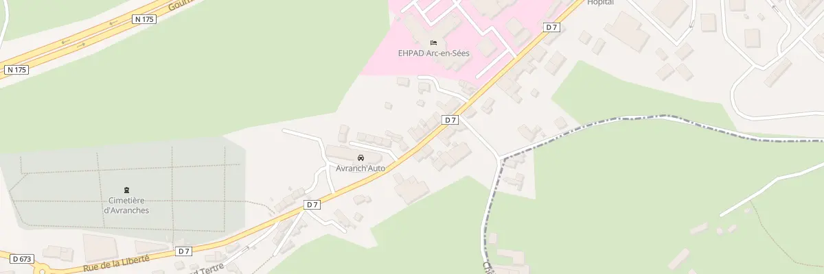 Plan du 33 Rue de la Liberte - Avranches à Avranches