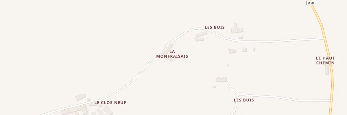 Plan du 7 La Monfraisais à Saint-Marc-le-Blanc