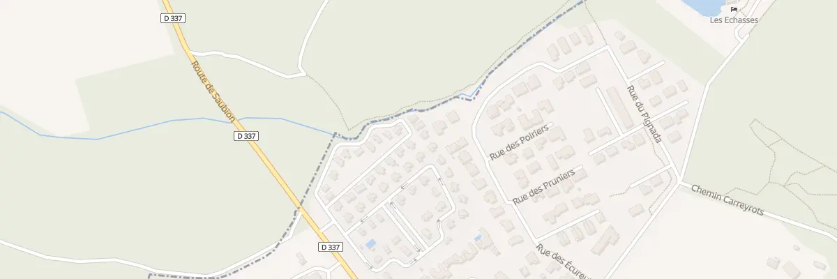 Plan du 9 Rte de Seignosse à Saubion