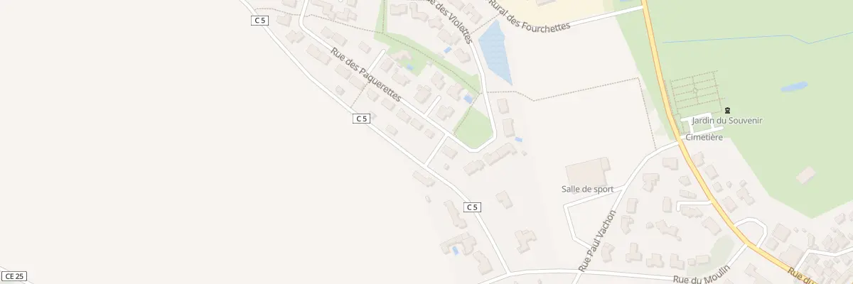 Plan du 1 Rue des pâquerettes à La Copechagnière