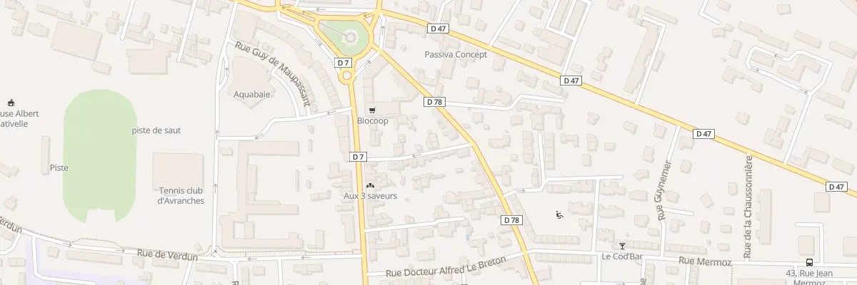 Plan du 4 Rue Champ de Carriere-Avranche à Avranches