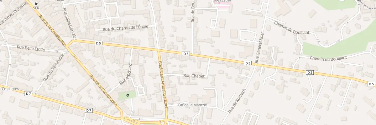 Plan du 16 Rue du Cdt Bindel - Avranches à Avranches