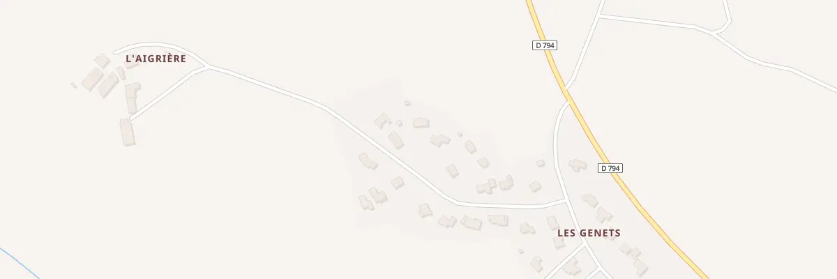 Plan du 14 L’Aigrière à Livré-sur-Changeon