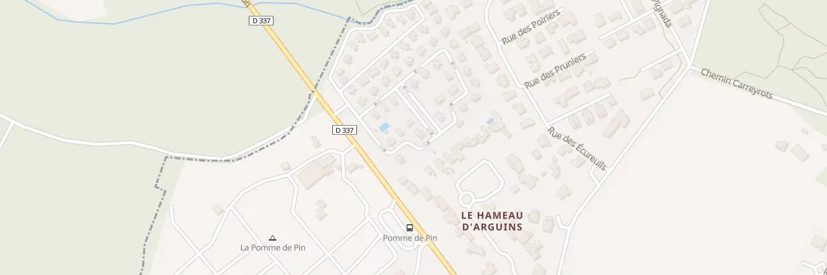 Plan du 5028F Rte de Seignosse à Saubion