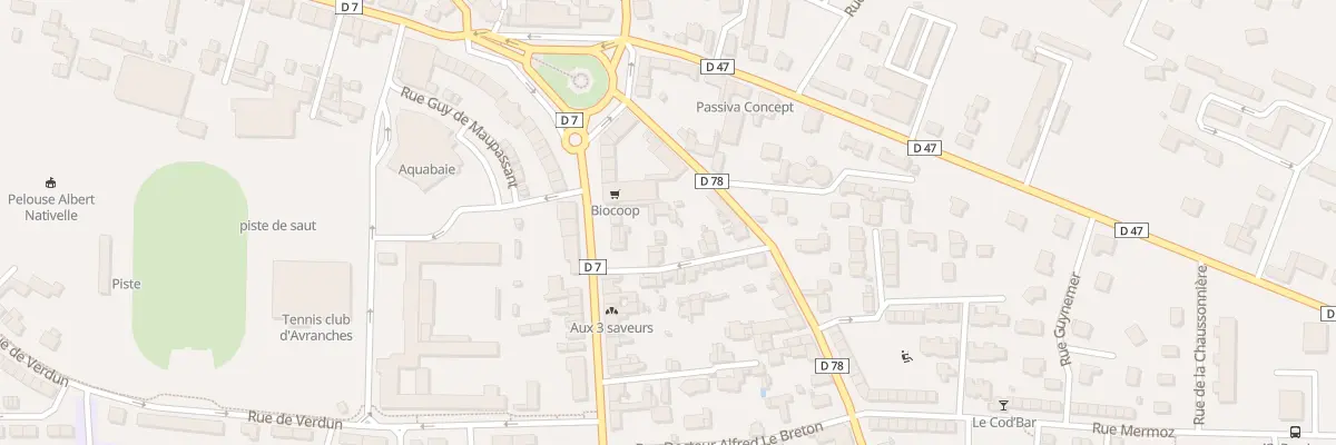 Plan du 8 Rue Champ de Carriere-Avranche à Avranches