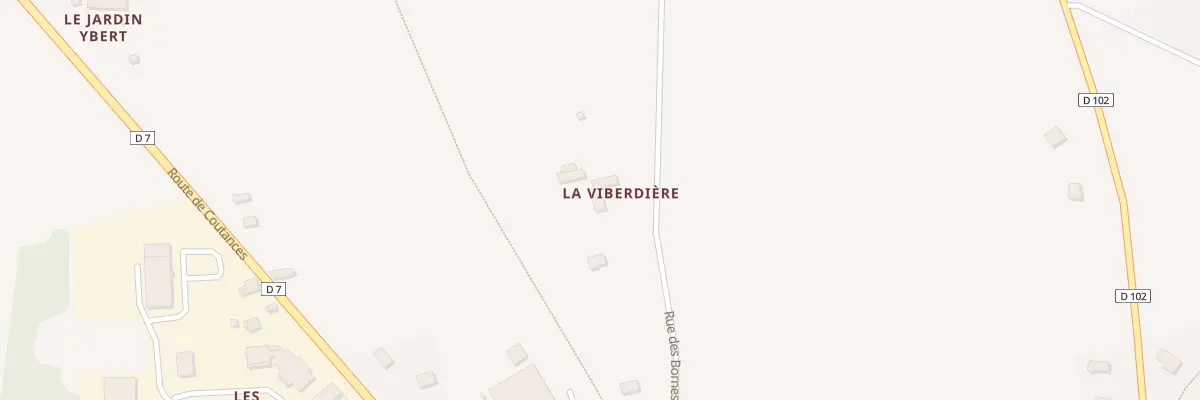 Plan du 43 Rue des Bornes Fontaines à Gavray-sur-Sienne