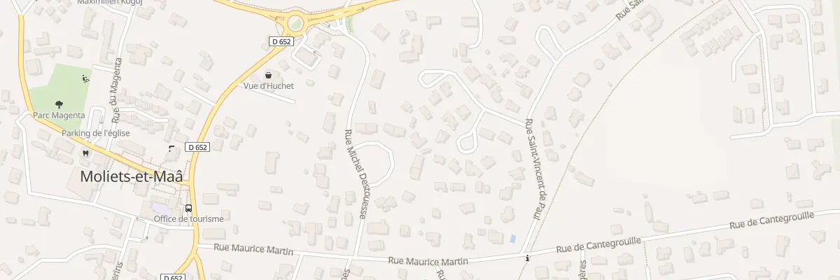 Plan du 20 Rue Michel Destouesse à Moliets-et-Maa