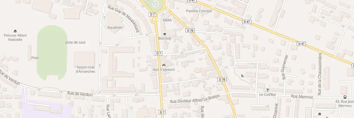Plan du 15 Rue Champ de Carriere-Avranche à Avranches