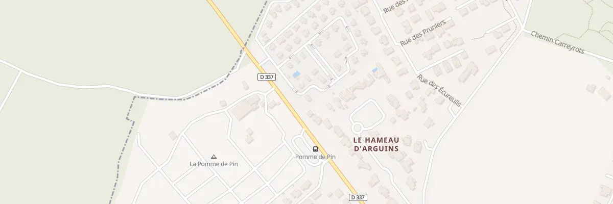Plan du 5029F Rte de Seignosse à Saubion