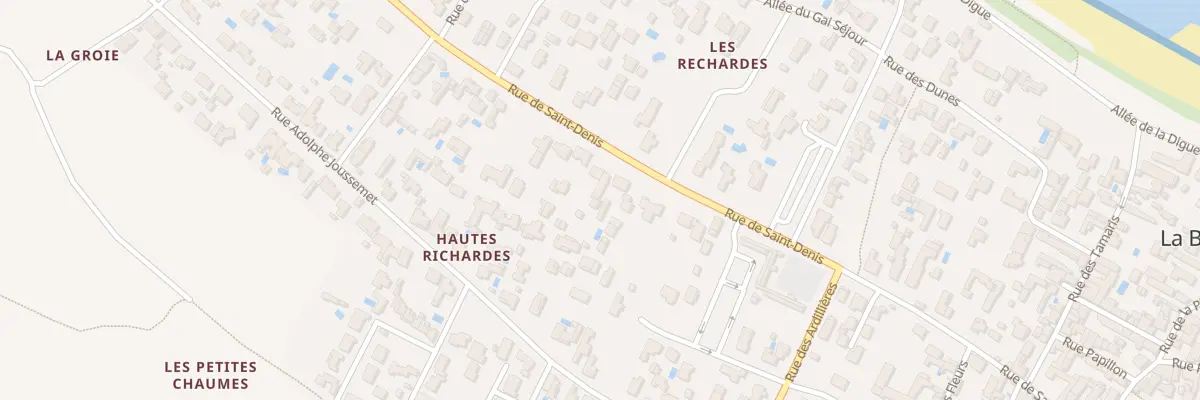 Plan du 47 Rue de Saint-denis à La Brée-les-Bains