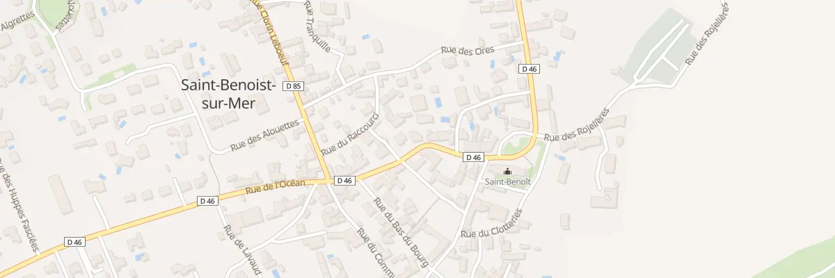 Plan du 12 Rue de l’océan à Saint-Benoist-sur-Mer