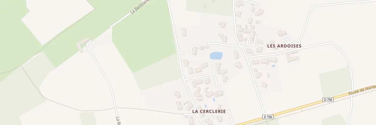 Plan du 16 La Cerclerie à La Chapelle-Heulin
