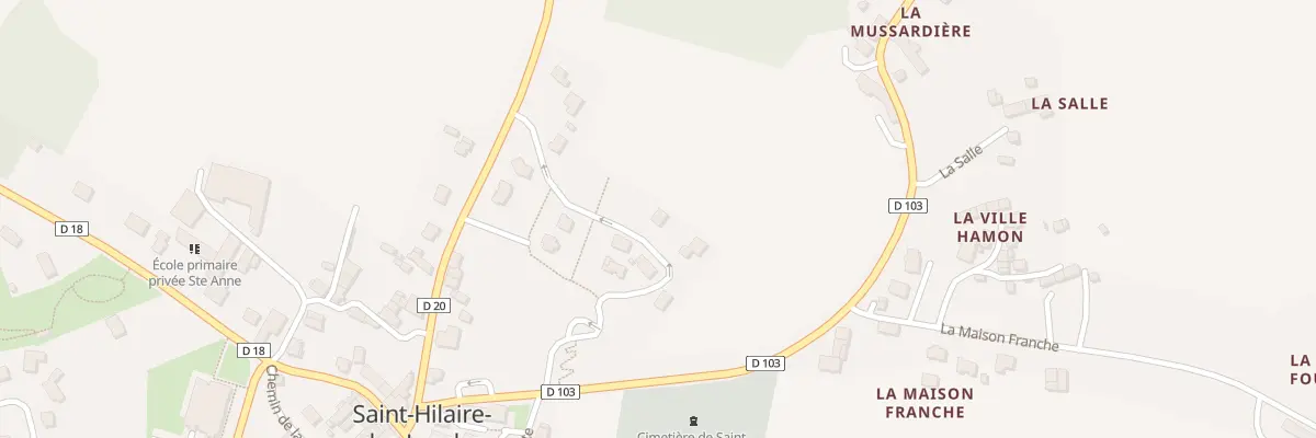 Plan du 12 Rue de la Croix Olivier à Saint-Hilaire-des-Landes