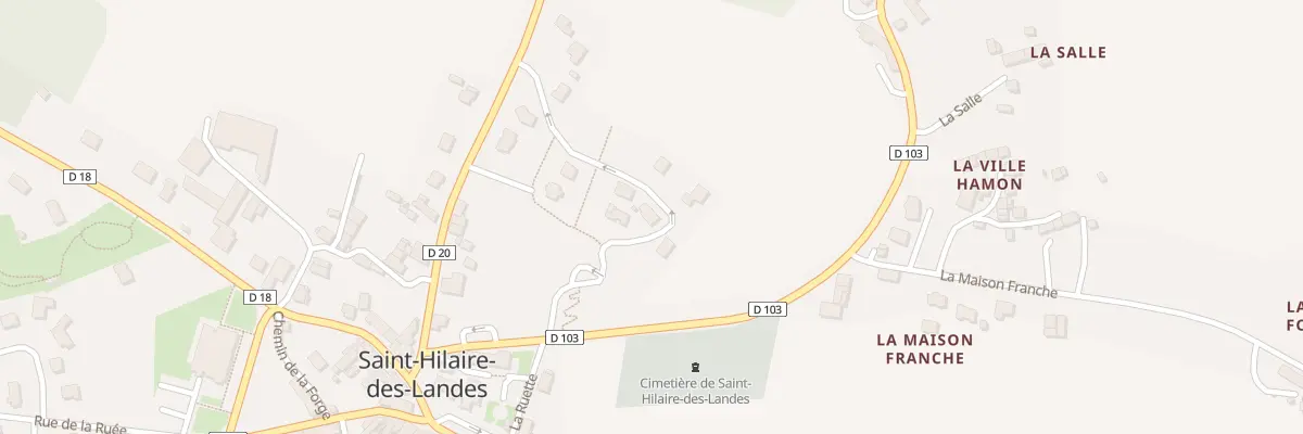Plan du 1 Rue de la Croix Olivier à Saint-Hilaire-des-Landes