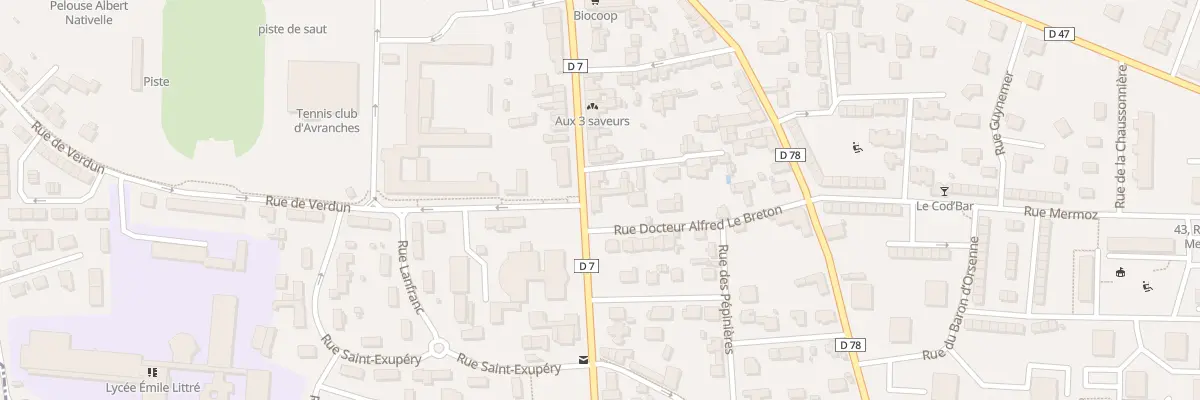 Plan du 25A Rue General Patton - Avranches à Avranches