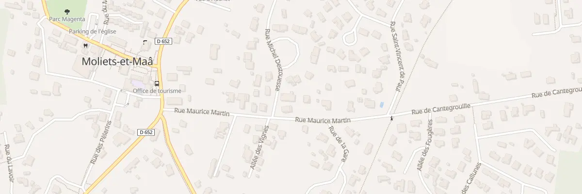 Plan du 26 Rue Michel Destouesse à Moliets-et-Maa