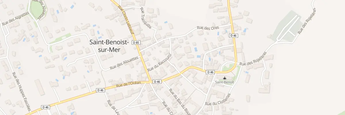 Plan du 2 Rue du raccourci à Saint-Benoist-sur-Mer