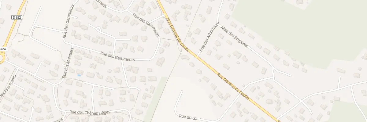 Plan du 522 Rue du Gal de Gaulle à Moliets-et-Maa