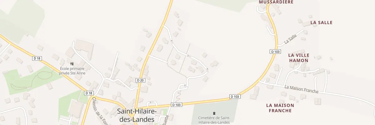 Plan du 7 Rue de la Croix Olivier à Saint-Hilaire-des-Landes
