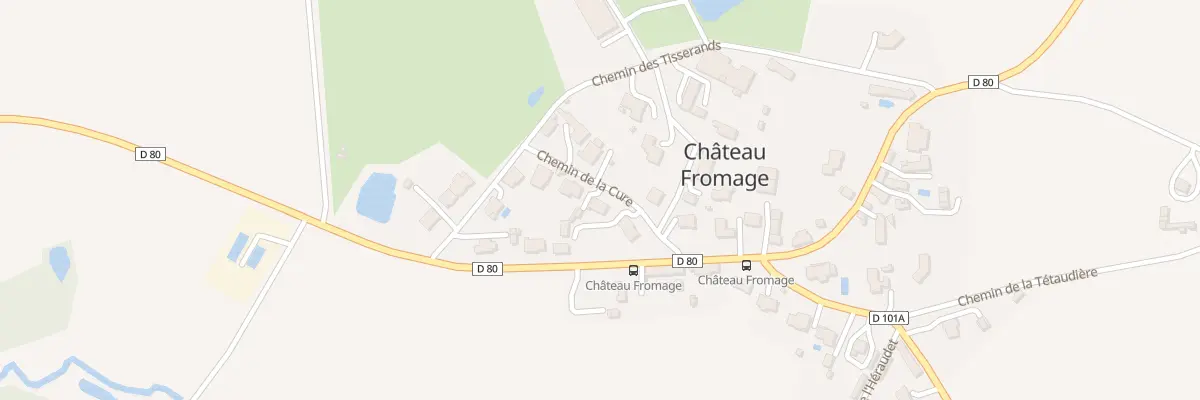Plan du 15 Che de la Cure à La Roche-sur-Yon