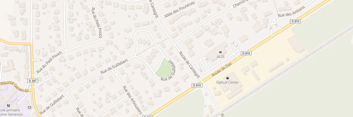 Plan du 504 Rue de Guillebert à Bénesse-Maremne