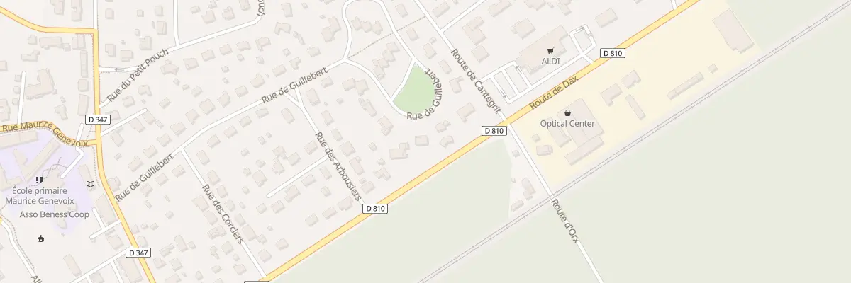 Plan du 444 Rue de Guillebert à Bénesse-Maremne