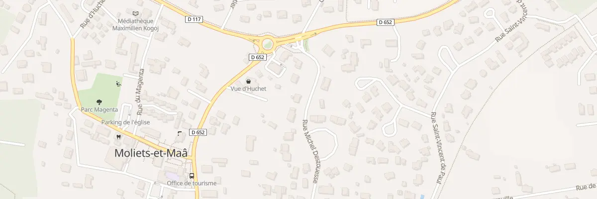 Plan du 10 Rue Michel Destouesse à Moliets-et-Maa
