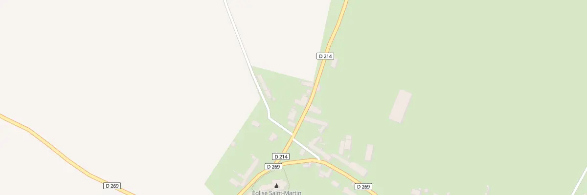 Plan du 13 Rte du Bourg à Fresville
