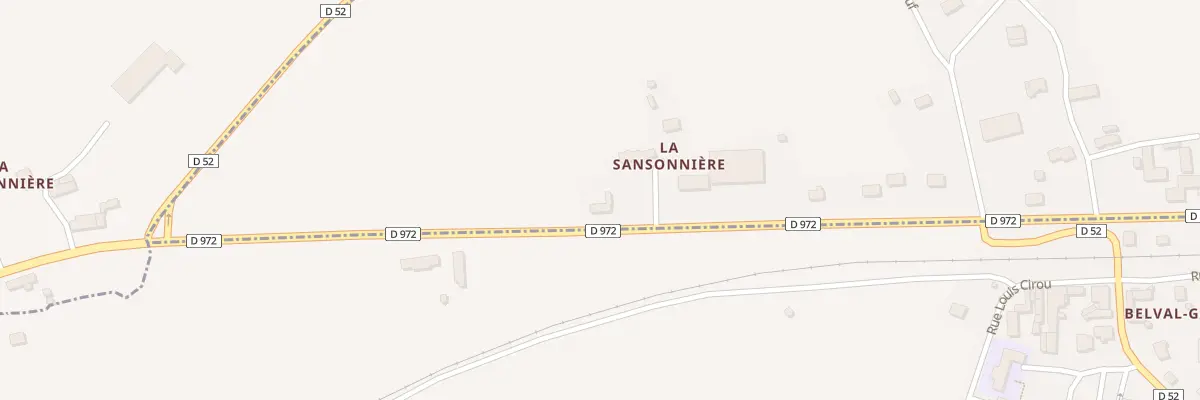 Plan du 1 La Sansonniere à Camprond