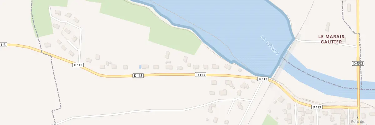 Plan du 12 Rue du Piquenot à Pontaubault